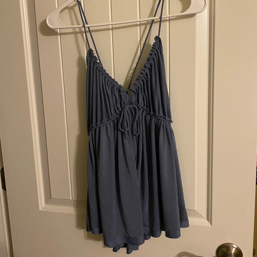 Free People Adjustable Blouse